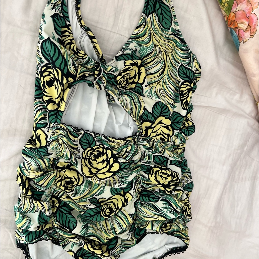 Anna Sui  one piece bathing suit sz XL